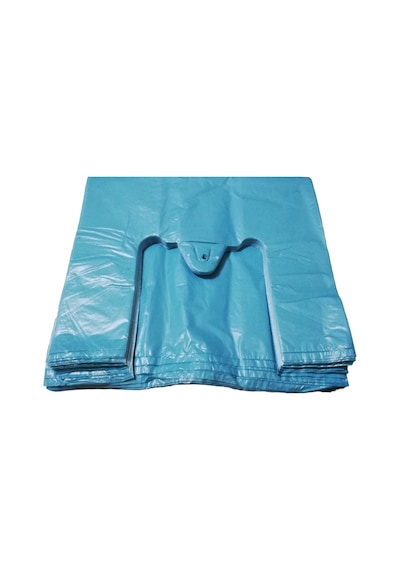 Mavi Poşet Renkli Poşet Atlet Orta Boy 28X45 Cm 1 Kg