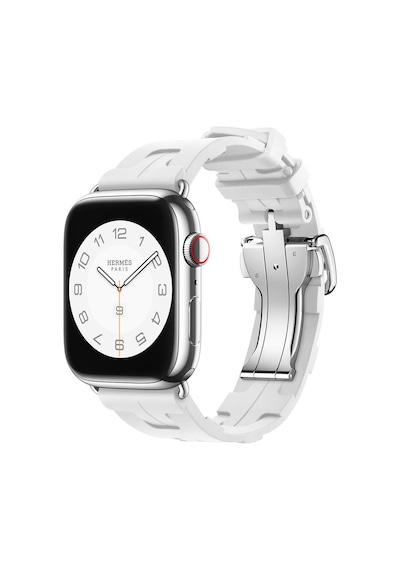 Zore Watch 38mm Spor Görünümlü Clo- Krd-94 Silikon Kordon-beyaz