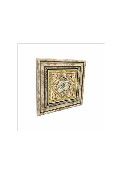 İtalyan Deseni Baskılı Taş Tablo 25x25 710