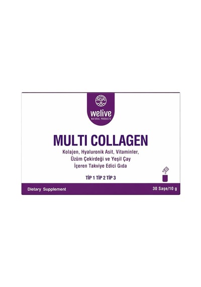 Tr Multi Kolajen Tip 1-2-3 Toz Takviye Gıda 30 Şase