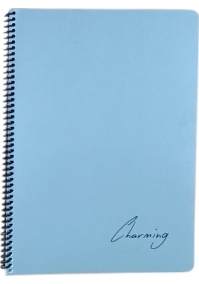 Tokaç A4 Pp Kp Spiralli 72 Yp Çizgili Defter-gri