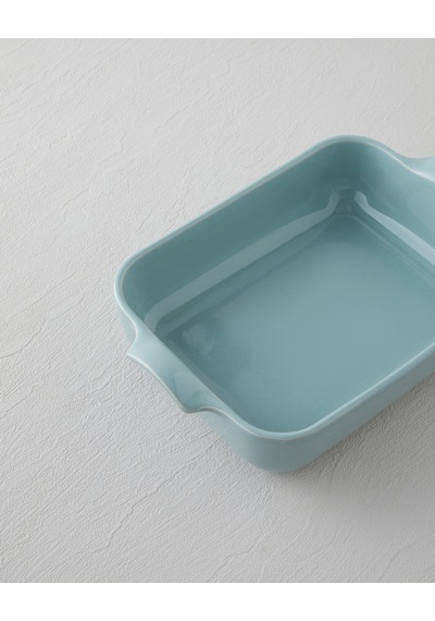 English Home Hecha Seramik Dikdörtgen Fırın Kabı 25 Cm Biberiye Yeşili Biberiye Yeşili