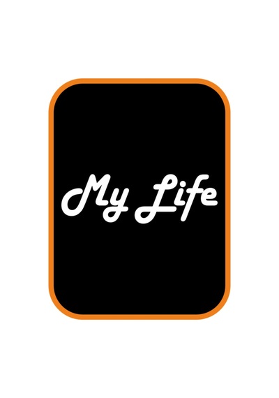 My Life - Benim Hayatım Oto Motor Sticker Beyaz 20 7 Cm