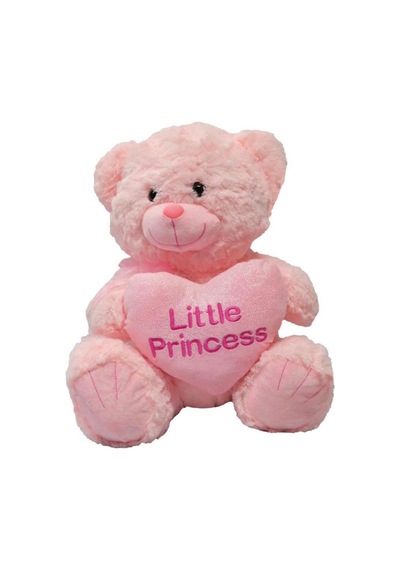 Prens ve Prenses Kalpli Ayı Peluş 45 Cm 62354