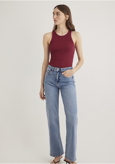 Mavi - Halter Yaka Bordo Basic Atlet 1612462-70430 Bordo
