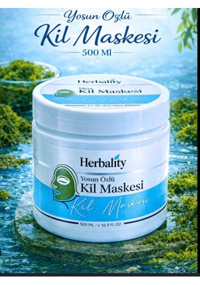 Herbality Yosun Özlü Kil Maskesi 500 Ml