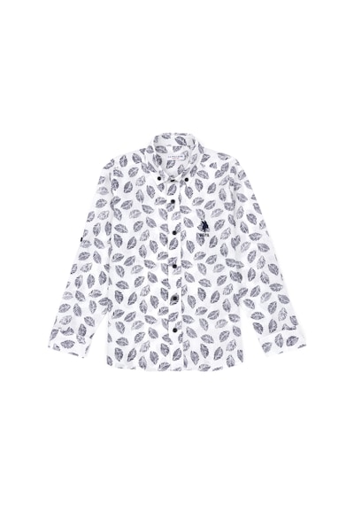 U.s. Polo Assn. Erkek Çocuk Lacivert Gömlek Desenli 50283890-vr033