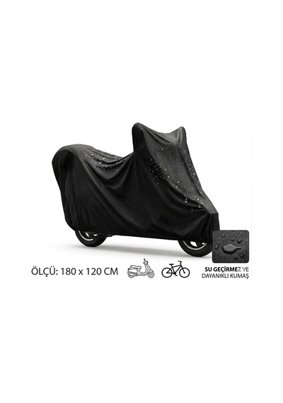 Mepa Motosiklet Ve Scooter Koruma Brandası Su Ve Toz Geçirmez 180x120 Cm Najmaddin Standart