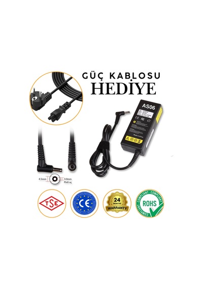 Msı Modern 14 B10ras Ms-14d1 Adaptör, Şarj Aleti Cihazı 65w