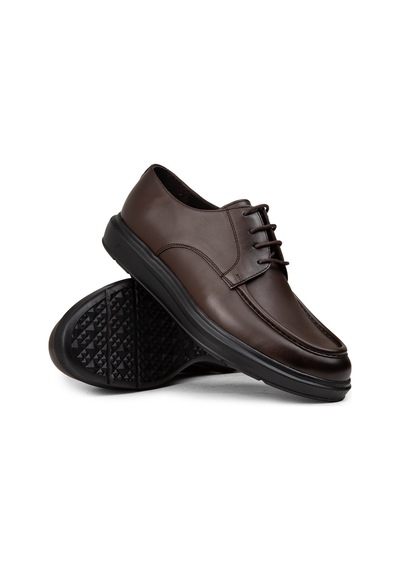 Deery Erkek Kahverengi Deri Comfort Günlük Ayakkabı - 01981mkhvp01 Kahverengi