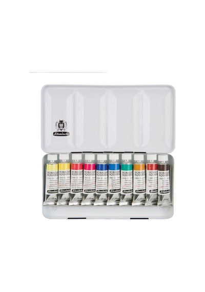 Schmincke : Horadam Aquarell Sulu Boya Seti 10 Renk X 15 Ml Tüp Metal Kutu