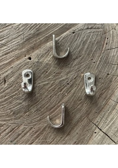 Dmr Dekoratif 2cm Mini Askı Nikel Renk Mini Kanca Tesbih Askısı 12 Adet 2cm Krom