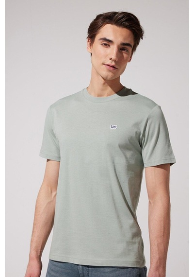 Lee Bisiklet Yaka T-shirt Yeşil Erkek Kısa Kol T-shirt 000000000101982739 Mint