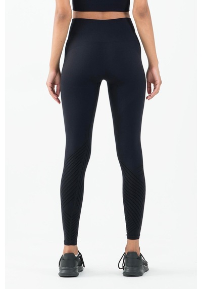 Maraton Active Slimfit Kadın Koşu Siyah Tayt 812094-siyah