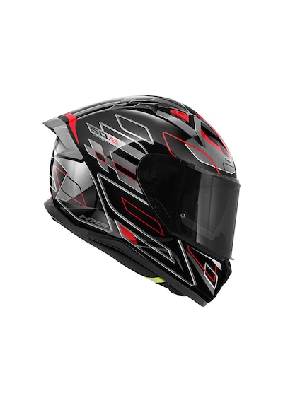 Givi 50.9 Assault Kapalı Motosiklet Kaskı Siyah - Titanyum - Kırmızı