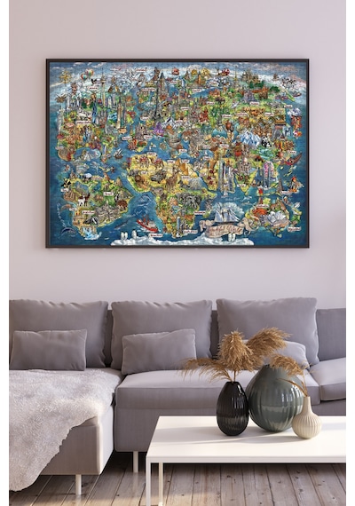 Anatolian 3000 Parçalık Puzzle - Harika Dünya 4923