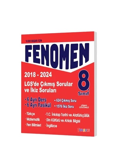 2024-2025 Müfredat Fenomen 8 Sınıf T-m-f A Seri Kolay Soru