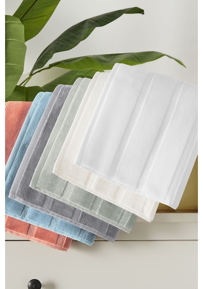 Özdilek Sadem Organik Stripe Banyo Paspası 60x100 Cm Krem