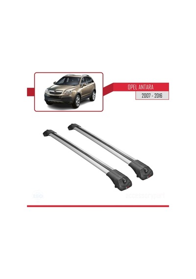 Opel Antara 2007-2016 Arası İle Uyumlu Ace-1 Ara Atkı Tavan Barı Gri