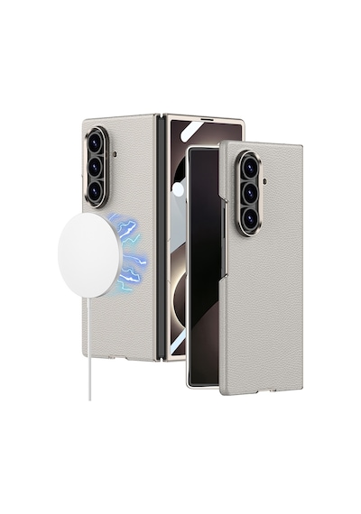 Galaxy Uyumlu Z Fold 8 Ultra Kılıf M-safe Şarj Özellikli Pazarplus Kıpta Kpt-12 Sert Pc Kılıf Lacivert