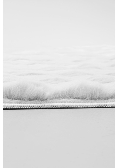 Meltem Tavşan Tüyü Post Peluş Ultra Yumuşak Makinede Yıkanabilir 80x150 Cm Beyaz Beyaz