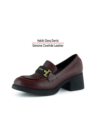 Erkan Saçmacı Max 54-133 Bordo Hakiki Dana Derisi Rugan Detaylı Tokalı Kalın Topuklu Günlük Loafer Ayakkabı Erkan Saçmacı Max 54-133 Bordo Hakiki Dana Derisi Rugan Detaylı Tokalı Kalın Topuklu Günlük Loafer Ayakkabı