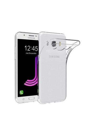 Galaxy J7 Kılıf Zore Süper Silikon Kapak Renksiz