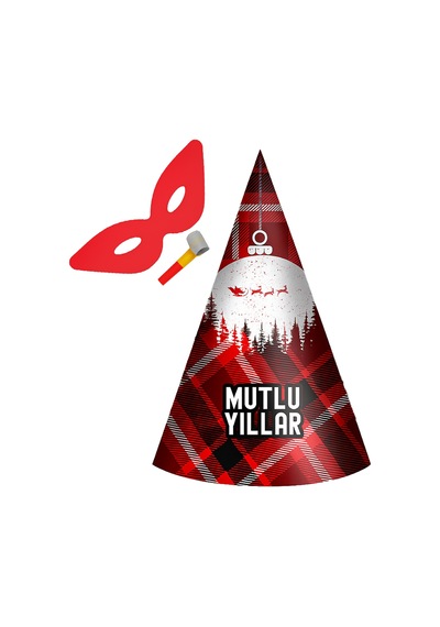 Waldern Premium Kotyon Set 20 Adet Maske-düdük-şapka 20li Set