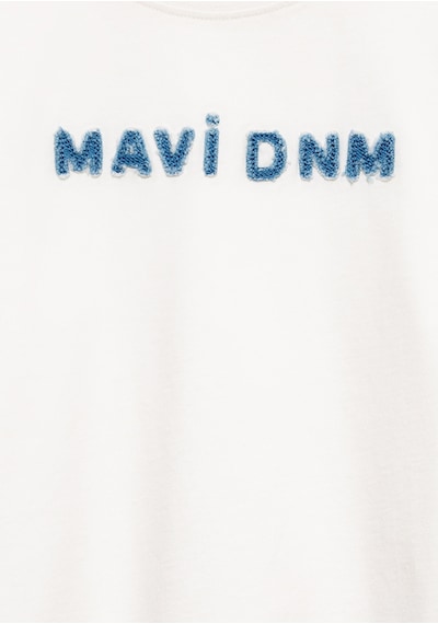 Mavi - Ekru Tişört 6610506-70057