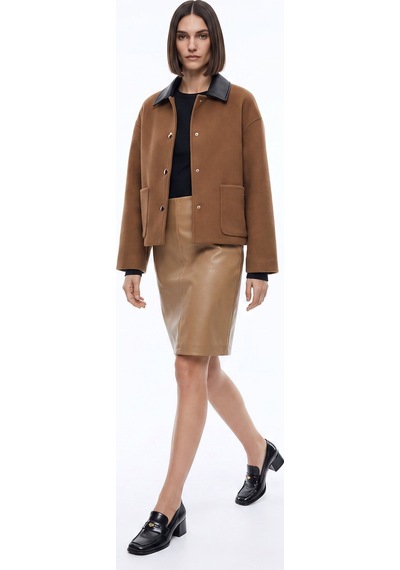 Fabrika Açık Kahve Kadın Mont F6wl-mnt0120 Camel