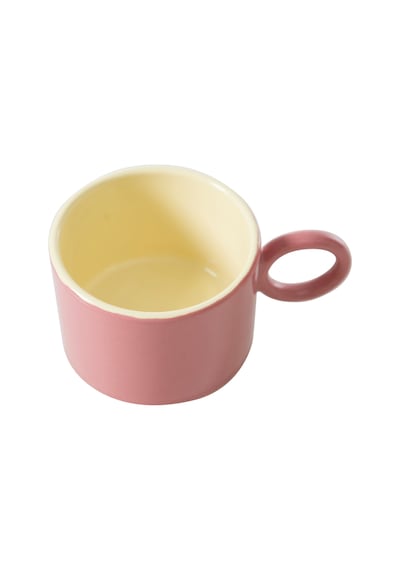 Mudo Home Colourful Kupa - Pembe 205ml Çok Renkli