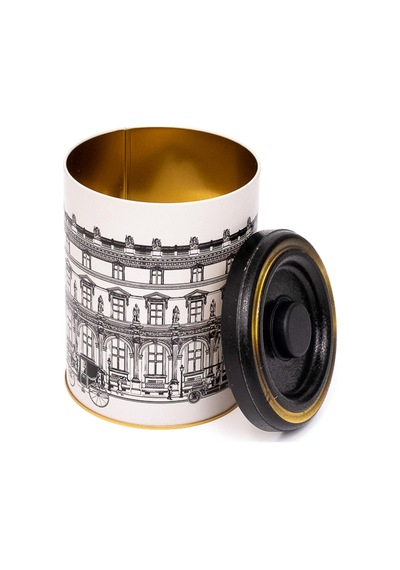 City Desenli Yuvarlak Metal Sarımsaklık, 14 X 18 Cm, 2.5 Lt