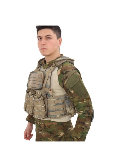 Single Sword Kasırga Tactical Balistik Plaka Takılabilen Açık Cepli Hücum Yeleği Atacs