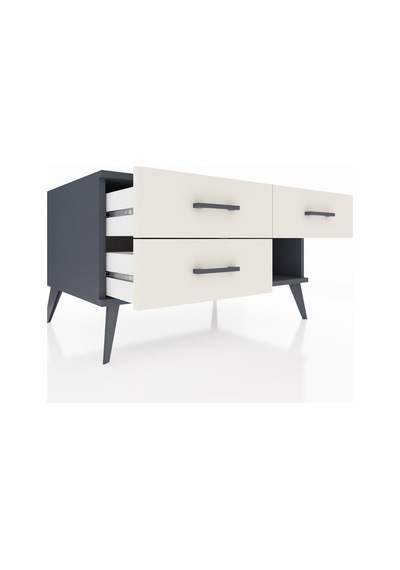 Kronos Şifonyer 3 Çekmeceli 88x59x48 Antrasit-antrasit/aytaşı Antrasit/aytaşı Kronos Şifonyer 3 Çekmeceli 88x59x48 Antrasit-antrasit/aytaşı Antrasit/aytaşı
