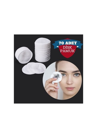 14 Adet Kozmetik Disk Pamuk Beyaz