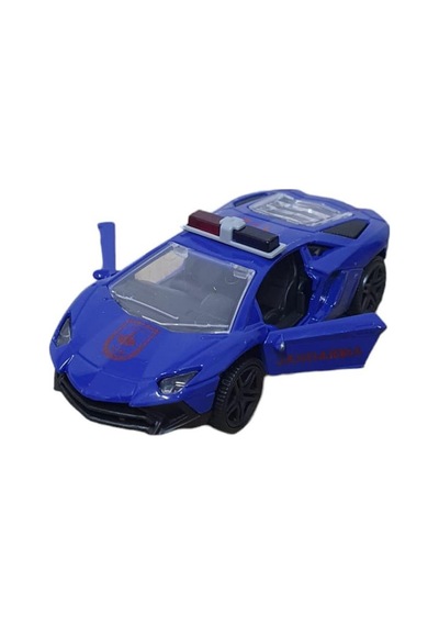 Çek Bırak Metal Araba Lamborgini - Ilk004 - Jandarma Siyah