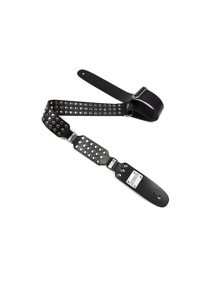 Leatherton Lt Striker Hakiki Deri Gitar Askısı Siyah