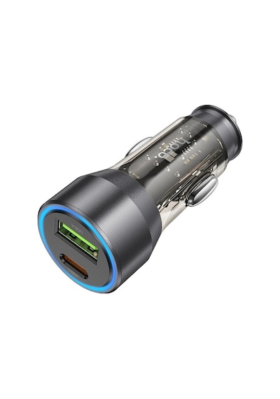 Hoco Nz12a Action Pd43w Usb + Type-c Hızlı Şarj Araç Çakmaklı Şarj Aleti- 5775