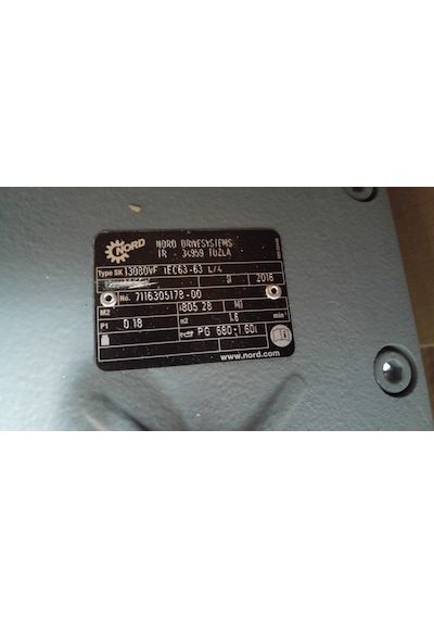 Nord Sk13080vf Iec63-63 L/4 Motorızed Reducer