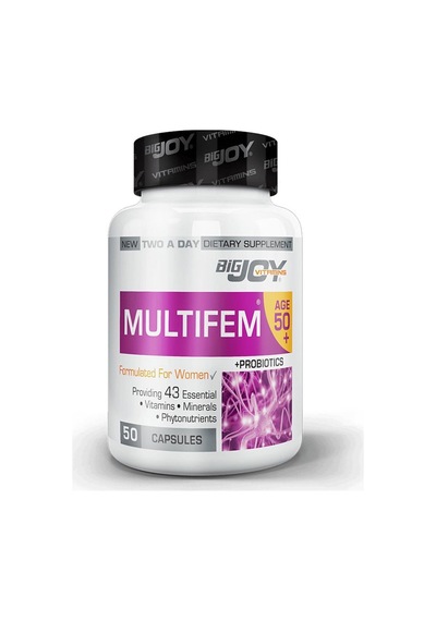 Bigjoy Multifem 50 Womens Multivitamin 50 Kapsül