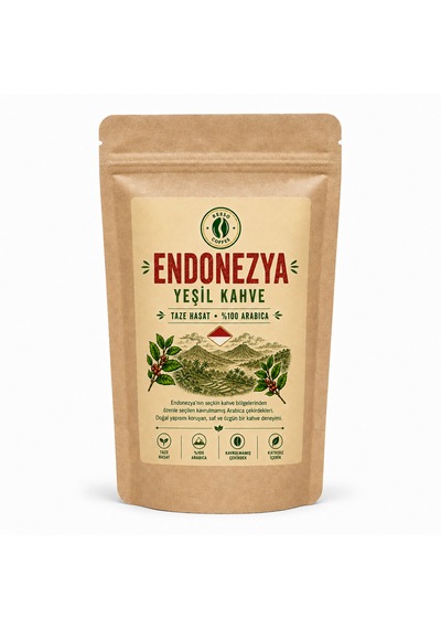 Avantaj Endonezya %100 Arabica Yeşil & Çiğ Kahve Çekirdeği 1 Kilo Çekirdek Kahve
