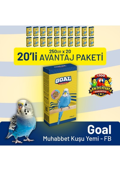 Goal Muhabbet Kuşu Yemi/fb 250 G - 20 Adet 250 G