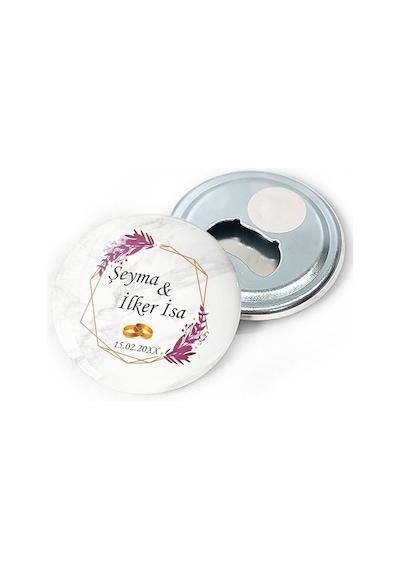 Yarendavetiyeotuz9 Metal Açacak Magnet Düğün - Nişan - Kına - Nikah - Söz (25 Adet) (517606585)
