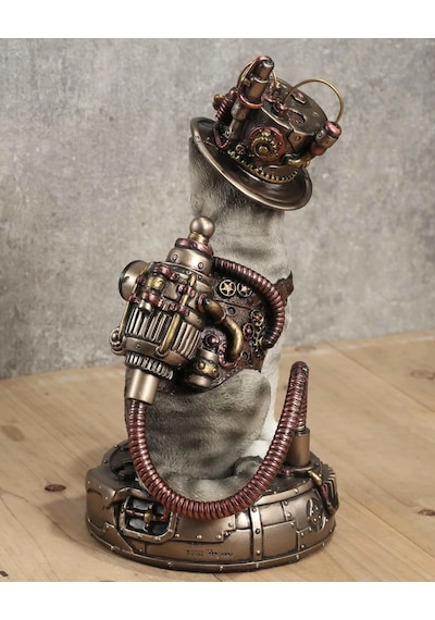 Chrono-cat Steampunk Kedi Biblosu