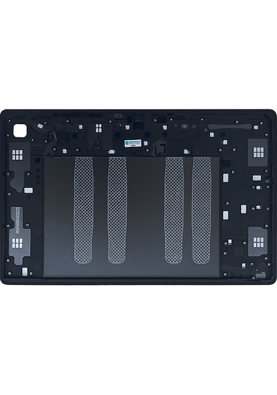 Samsung Galaxy Tab Uyumlu A7 Sm-t500 Arka Kapak Kasa Gümüş