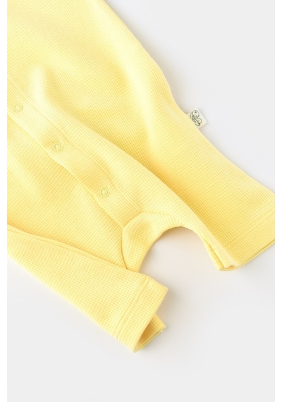BabyCosy Organik Waffle Askılı Tulum 001