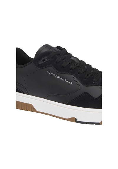 Tommy Hilfiger Th Basket Better Mıx Lth Siyah Erkek Sneaker 000000000102246226 Siyah