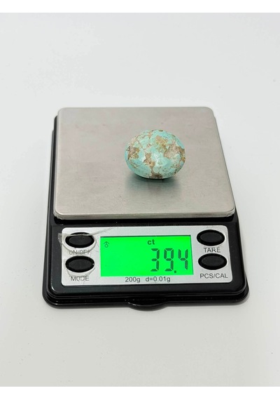 Doğal İran Nişabur Firuze Turkuaz Taşı 39,4 Karat - 7,85 Gram T233
