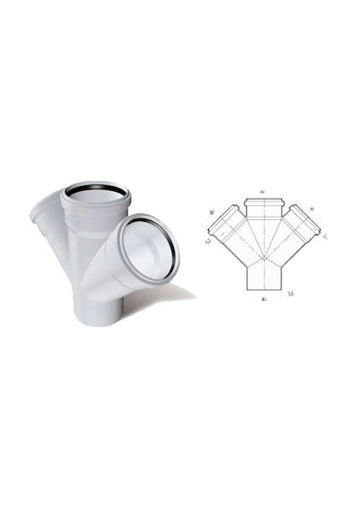 Fırat Pvc Çift Çatal 100x100