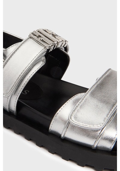 Guess Fabelis Kadın Sandalet Fljfbllel03 Gümüş